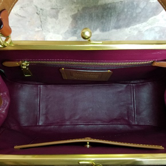 Coach Frame Bag In Signature Canvas - Picture 8 of 12